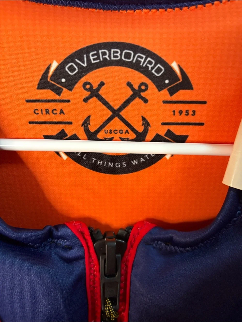 Body Glove- Kids Overboard Neoprene Life Vest - Navy with Yellow & Red Accents - Picture 2 of 16